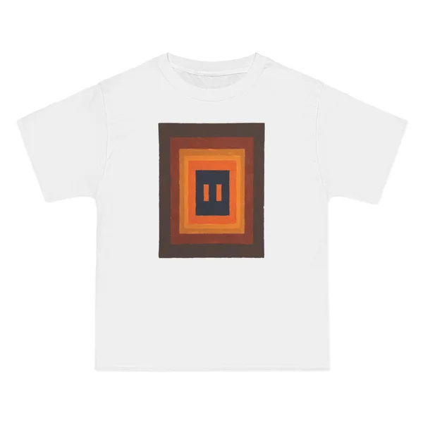 only color plate 006: Nested squares in burnt orange, brown, and terracotta tones