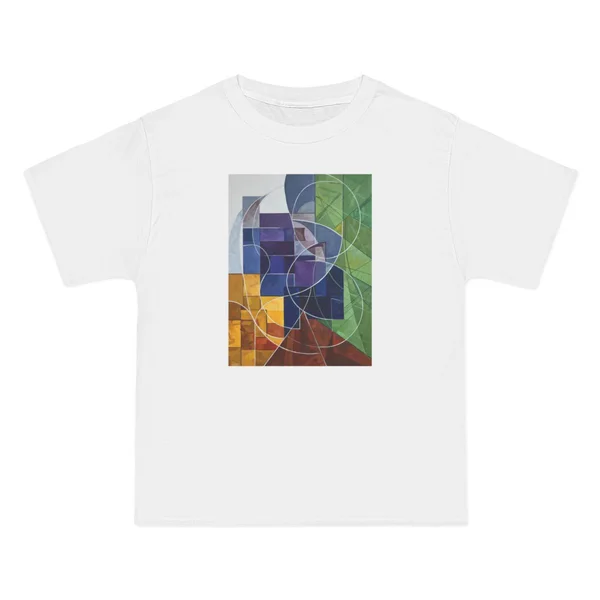 only color plate 051: Overlapping triangles and polygons in multiple bright colors