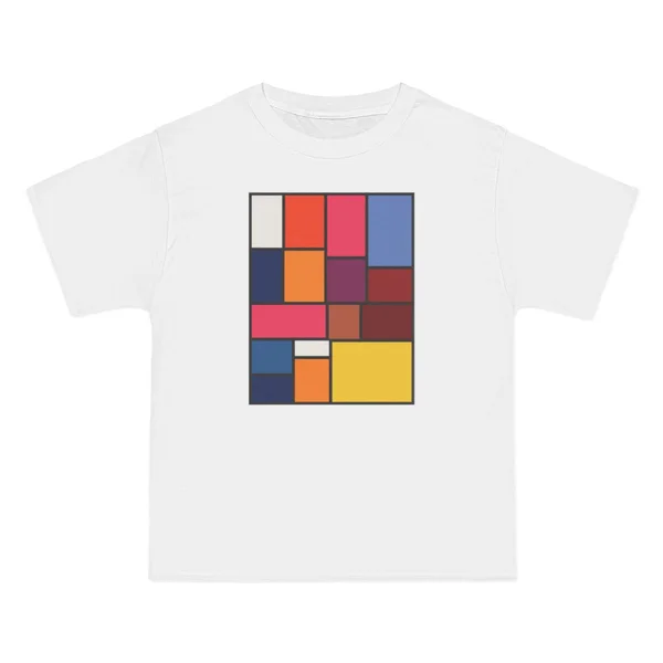 only color plate 124: nested squares in multicolor palette