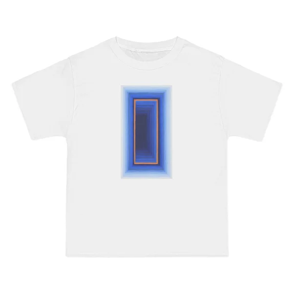 only color plate 142: nested blue squares on white