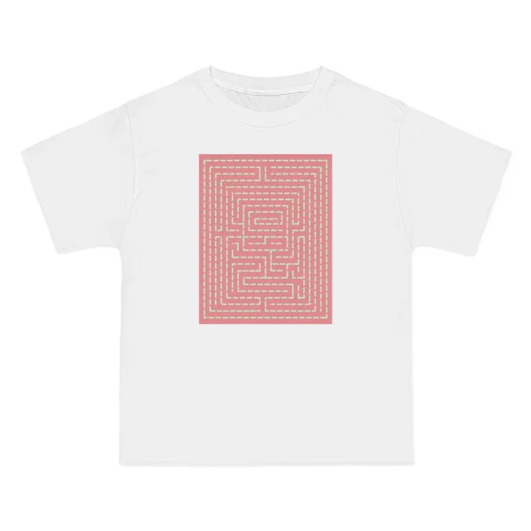 only color plate 149: nested square maze on pink