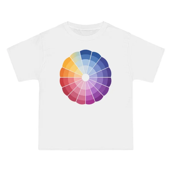 only color plate 185: Spectrum color wheel on black background