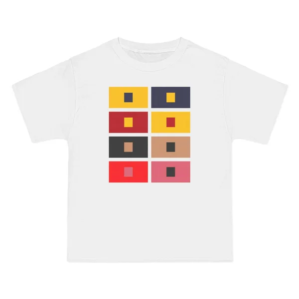 only color plate 259: Yellow, red, and blue squares on navy