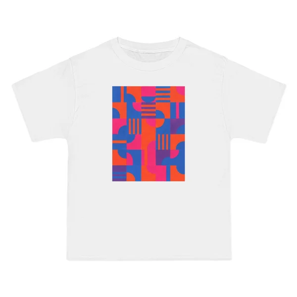 only color plate 290: Blue, red, orange, purple blocks with zigzag patterns