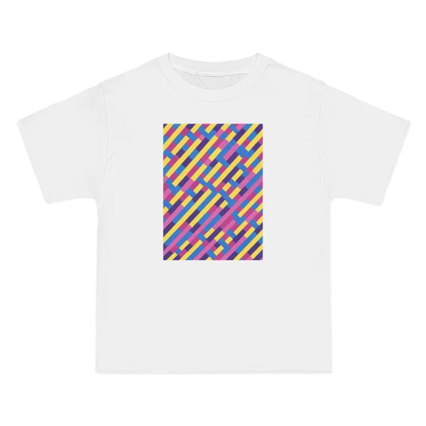 only color plate 347: Diagonal stripes in magenta, blue, red, orange, yellow