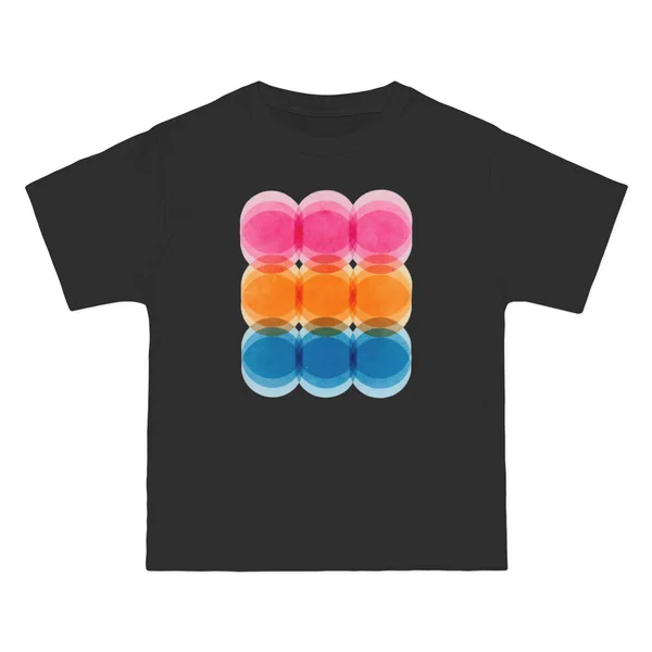 plate 369 on a black beefy tee, front view
