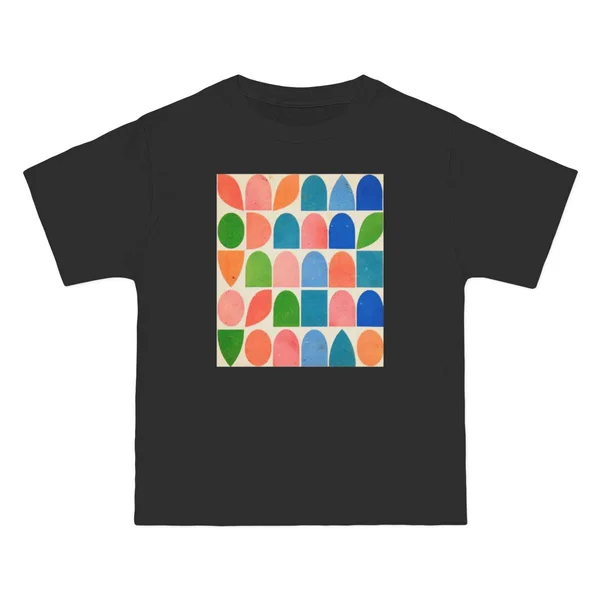 plate 409 on a black beefy tee, front view